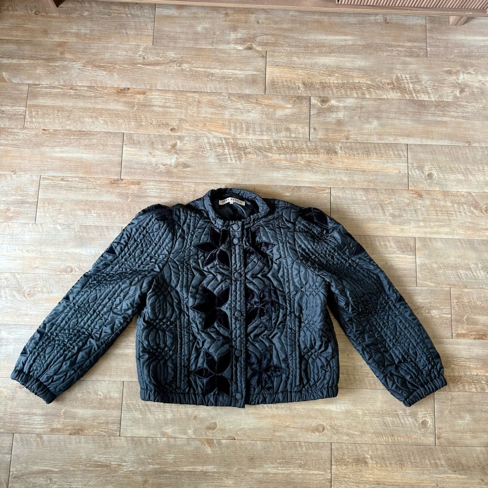 Free People Quinn Quilted Jacket | Black | New without Tags | XL - Picture 4 of 7